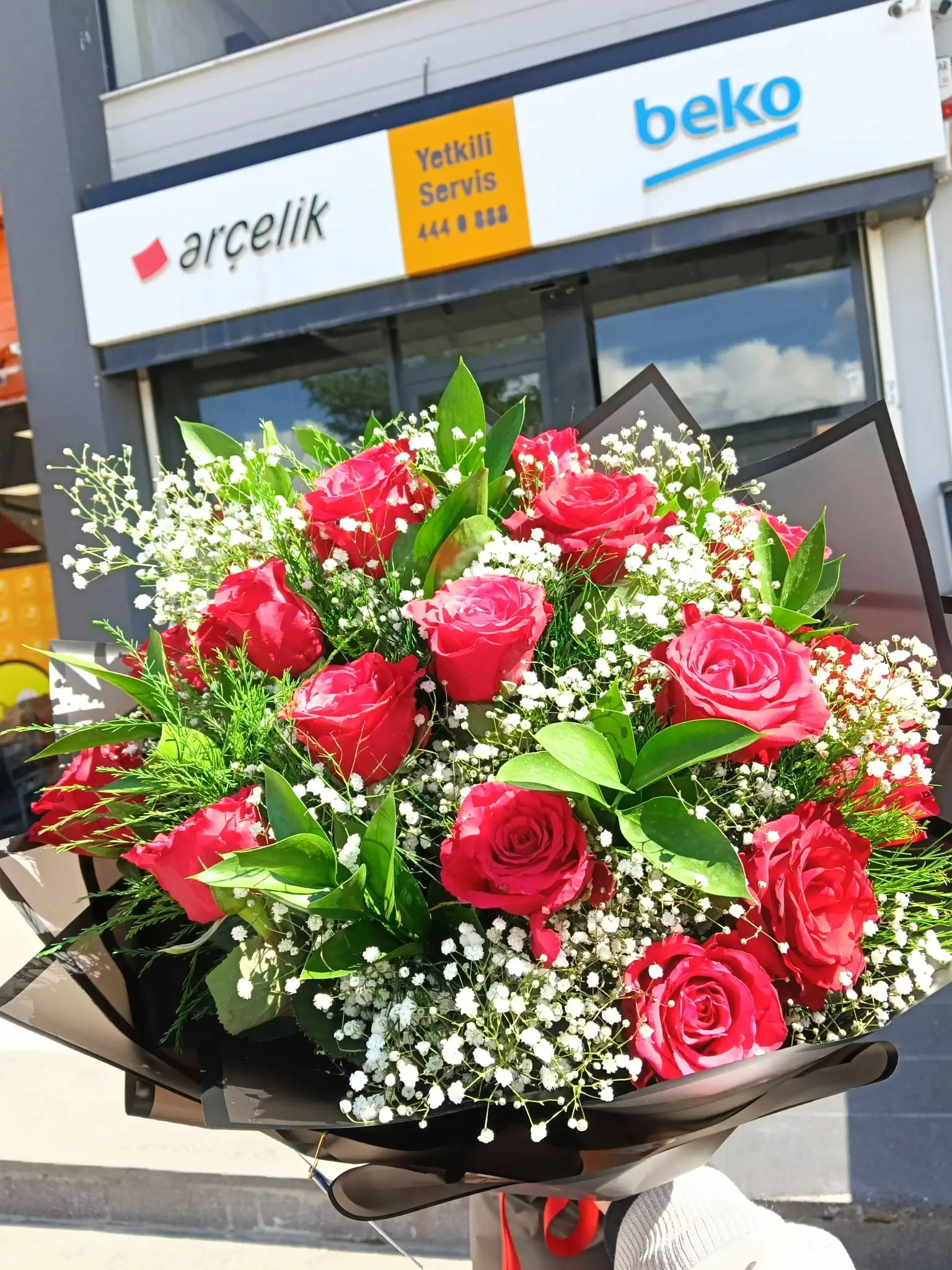 Premium Kırmızı Gül Buketi | Gaziantep Çiçek Evi